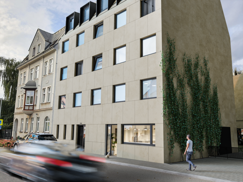 Trojdomí Krkonošská nabídne moderní byty v centru Vrchlabí