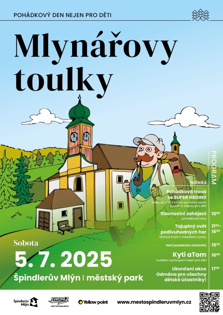 Už zítra startují Mlynářovy toulky! Den plný her, pohádkových příběhů a krkonošského dobrodružství ve Špindlu